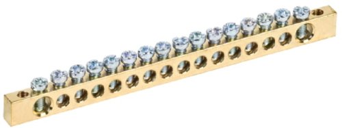 Шина IEK PEN "земля-ноль" 6х9мм 16/2 16 групп крепление по краям картинка 